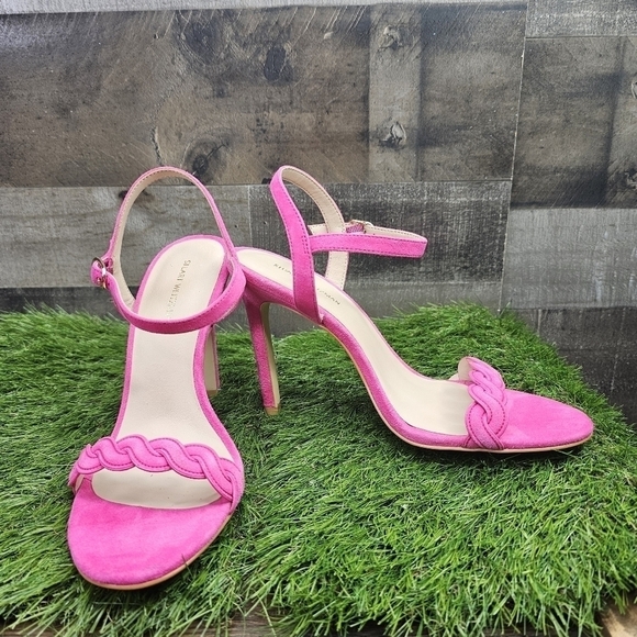 New STUART WEITZMAN DANCER TWISTIE 100 SUEDE SANDAL 8.5 - Picture 8 of 11